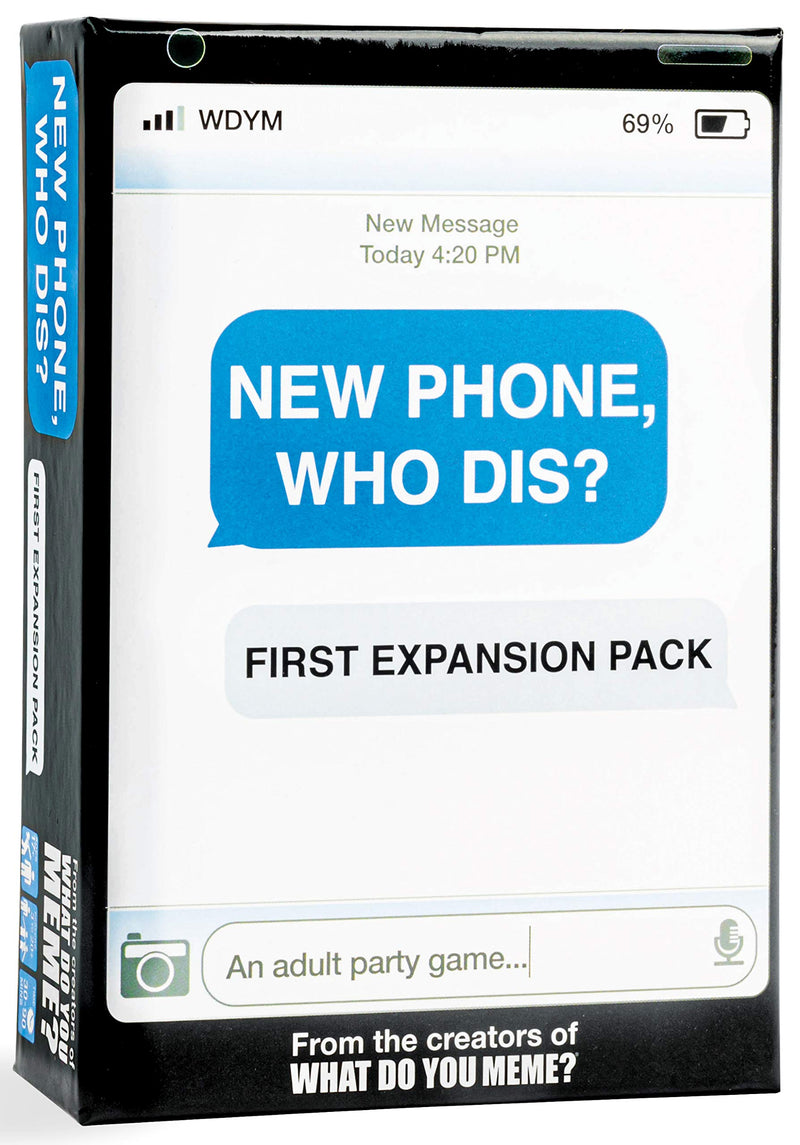 WHAT DO YOU MEME? Nuovo Phone, Who Dis? Expansion Pack - Progettato per essere aggiunto al nuovo telefono, Who Dis? Core Game