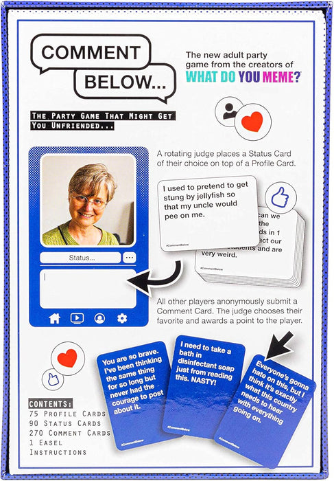 WHAT DO YOU MEME? Kommentar unten - Partyspiel für Erwachsene