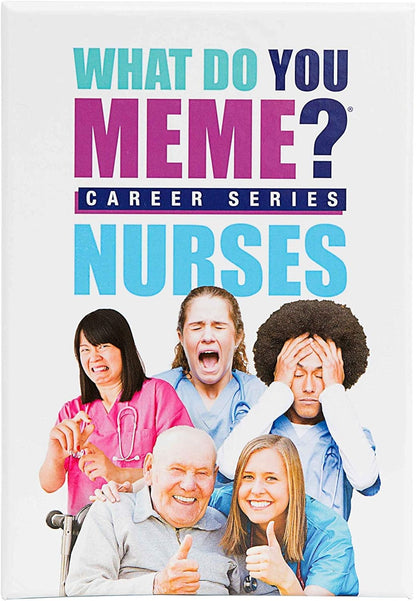 WHAT DO YOU MEME? Nurses Edition - The Hilarious Party Game for Meme Lovers,Blue