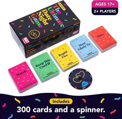 WHAT DO YOU MEME? El mejor juego de citas nocturnas de Relatable, de los creadores de Let's Get Deep, el relleno perfecto de calcetines para mujer, incluye 300 cartas, spinner e instrucciones de juego