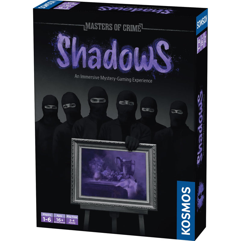 Thames & Kosmos- Masters Of Crime: Shadows - Immersive Crime Solving Gaming Experience Card Game, Game for Game Night, Party Games for Adults, For 1 to 5 players, Ages 16+