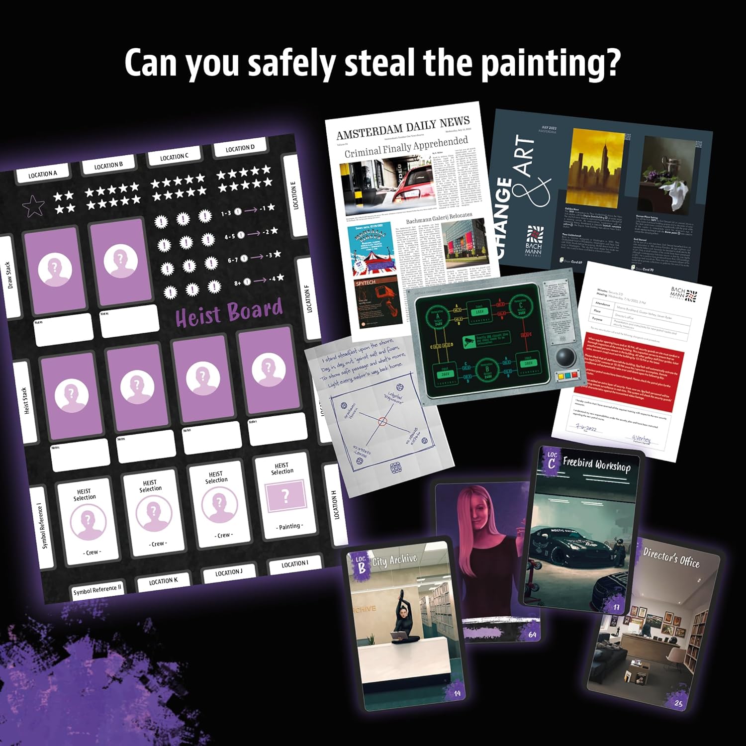 Thames & Kosmos- Masters Of Crime: Shadows - Immersive Crime Solving Gaming Experience Card Game, Game for Game Night, Party Games for Adults, For 1 to 5 players, Ages 16+