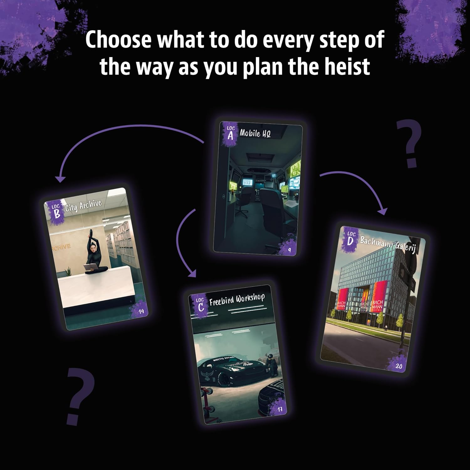 Thames & Kosmos- Masters Of Crime: Shadows - Immersive Crime Solving Gaming Experience Card Game, Game for Game Night, Party Games for Adults, For 1 to 5 players, Ages 16+