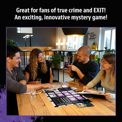 Thames & Kosmos- Masters Of Crime: Shadows - Immersive Crime Solving Gaming Experience Card Game, Game for Game Night, Party Games for Adults, For 1 to 5 players, Ages 16+