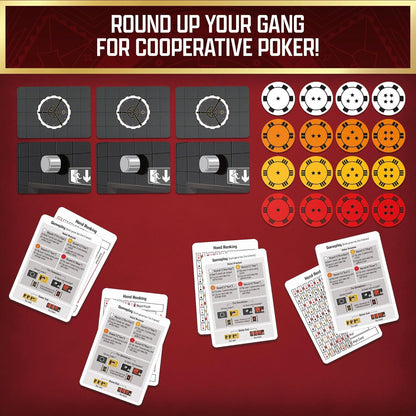 Thames & Kosmos - The Gang - Cooperative Poker Card Game, Family Game for Games Night, Game for Adults and Kids, Strategy Game, For 3 to 6 Players, Ages 10+
