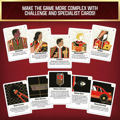 Thames & Kosmos - The Gang - Cooperative Poker Card Game, Family Game for Games Night, Game for Adults and Kids, Strategy Game, For 3 to 6 Players, Ages 10+
