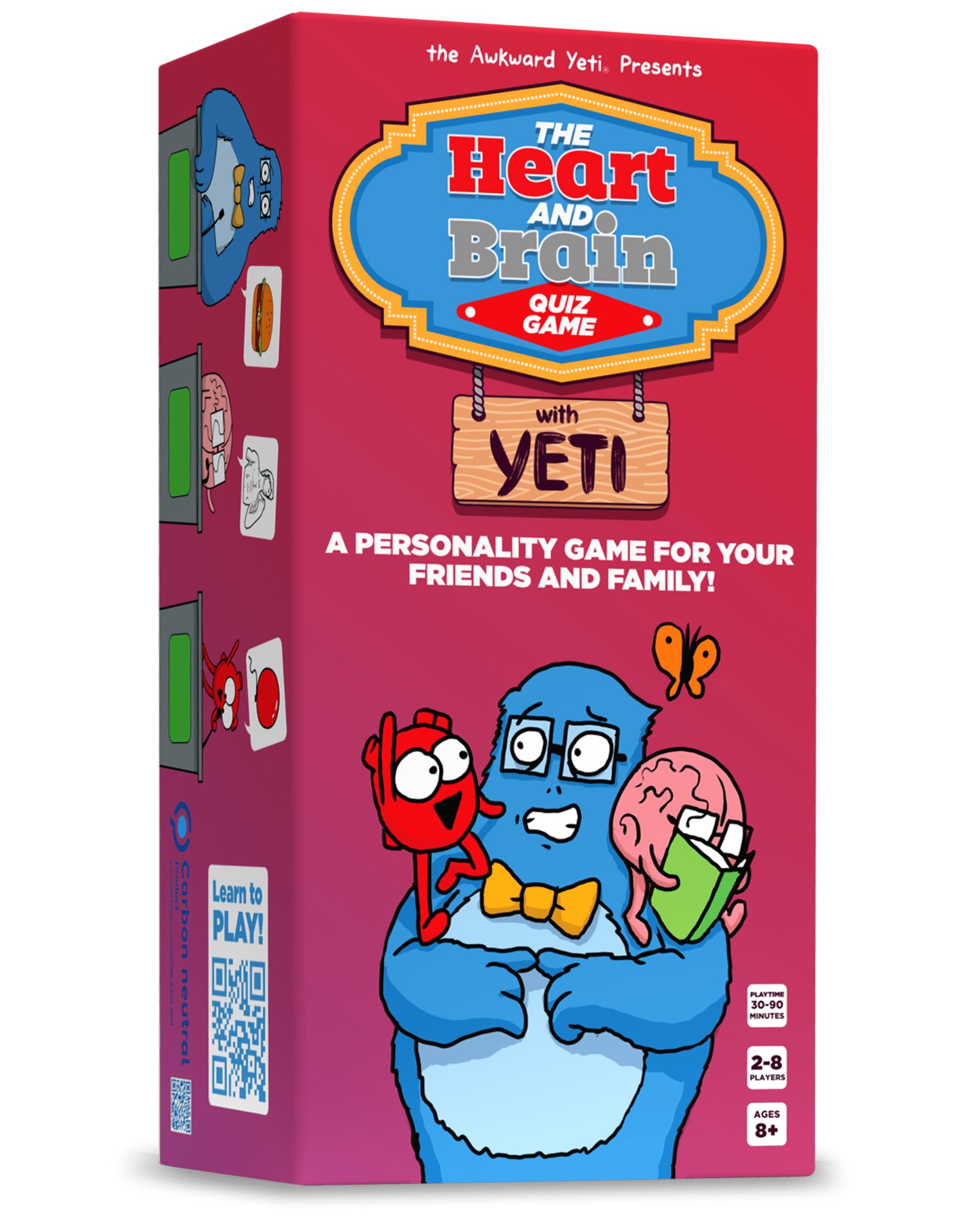 The Awkward Yeti Heart and Brain Card Game