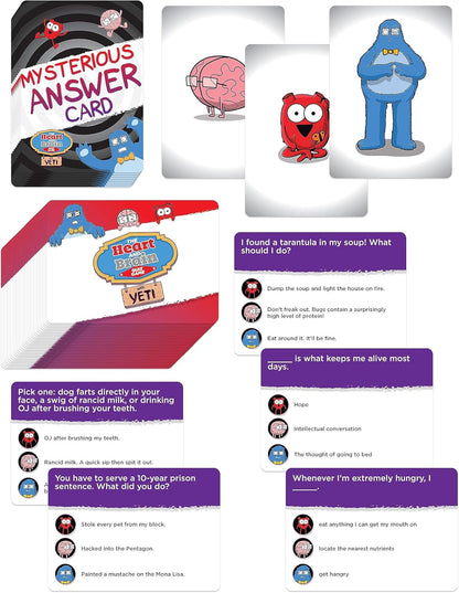 The Awkward Yeti Heart and Brain Card Game