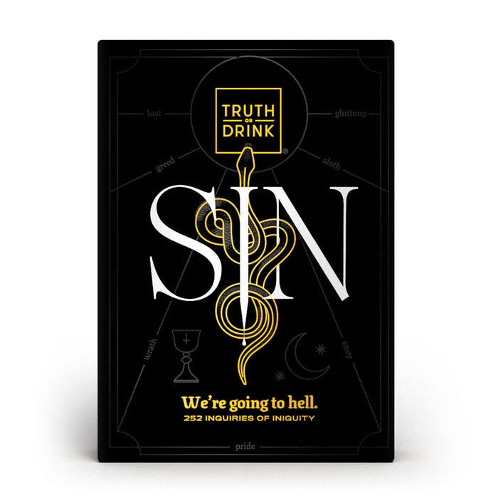 Truth or Drink: Sin Expansion Pack | Fun and Wild Card Games for Adults | Seven Deadly Sins Theme | For Game Night, College Party, Camping Games, Beach Day or Funny Gift
