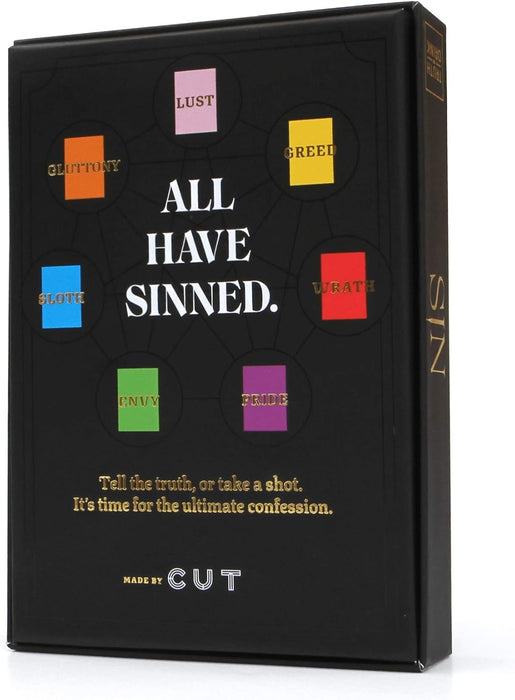 Truth or Drink: Sin Expansion Pack | Fun and Wild Card Games for Adults | Seven Deadly Sins Theme | For Game Night, College Party, Camping Games, Beach Day or Funny Gift