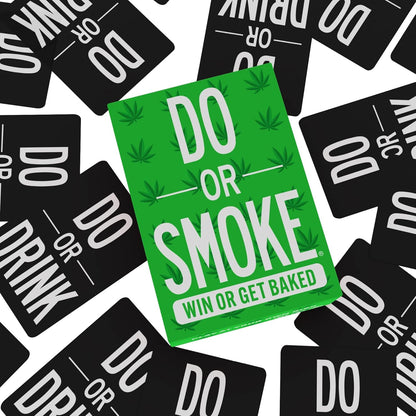 Do or Smoke Party Game for Adults - from The Makers of Do or Drink - Easy to Play Adult Card Game with 250 Challenge Cards - Trivia Games, Party Challenges, Versus, Truth Cards and More