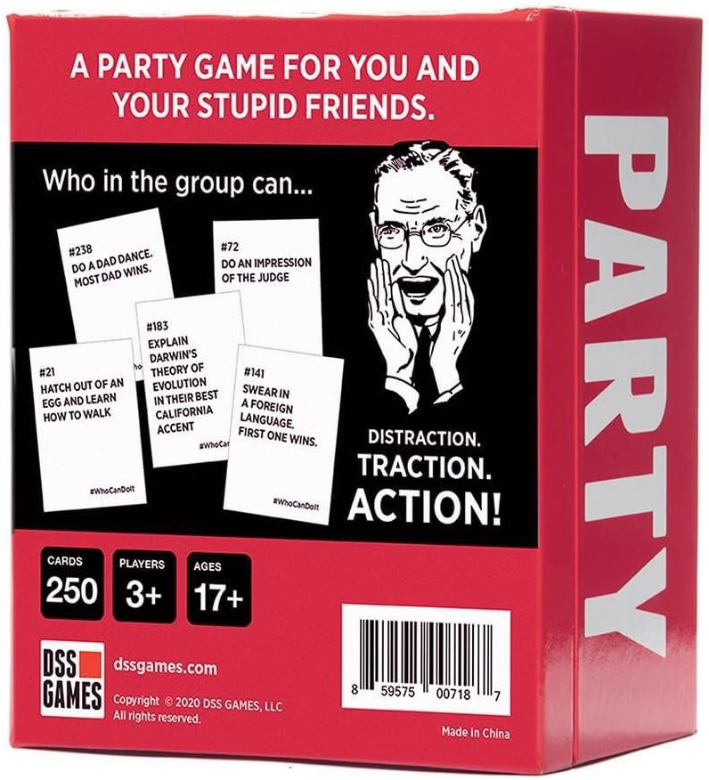 DSS Games Who Can Do It - Compete with Your Friends to Win These Challenges  859575007187
