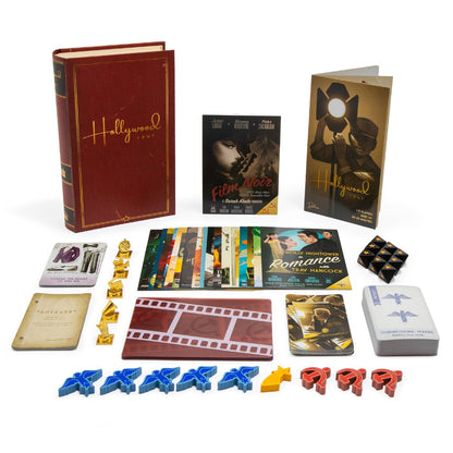 Hollywood 1947 Board Game Deluxe Version - A Movie Making Game for Friends and Family - A Board Game of Cards, Strategy, and Deceit, for 1-9 Players, Ages 14 and Up