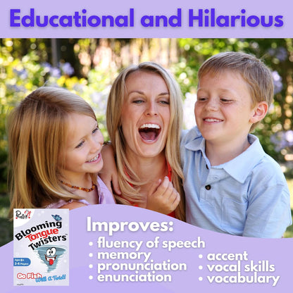 Really?! Hilarious Card Games for Kids 8-12 Teens Adults, Educational Family Party Games with Tongue Twisters, Memory and Travel Games, Homeschool, School, Gifts for Boys 8-12 Girls…