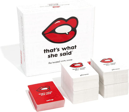 That's What She Said - The Party Game of Twisted Innuendos (US Edition)