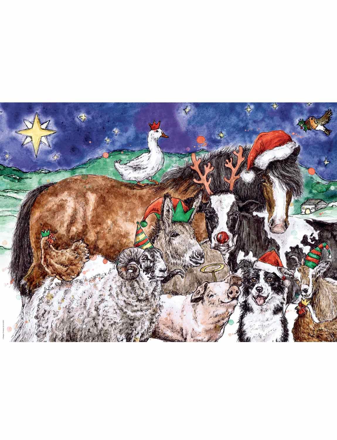 Ravensburger Herd It's Nearly Christmas Jigsaw Puzzles for Adults and Kids Age 12 Years Up -1000 Pieces
