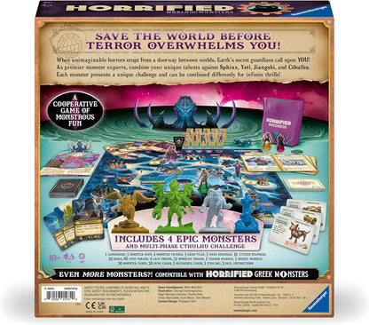 Ravensburger Horrified World of Monsters Game Immersive Strategy Board Game for Adults and Kids Age 10 Years Up - 2 to 5 Players - 2024
