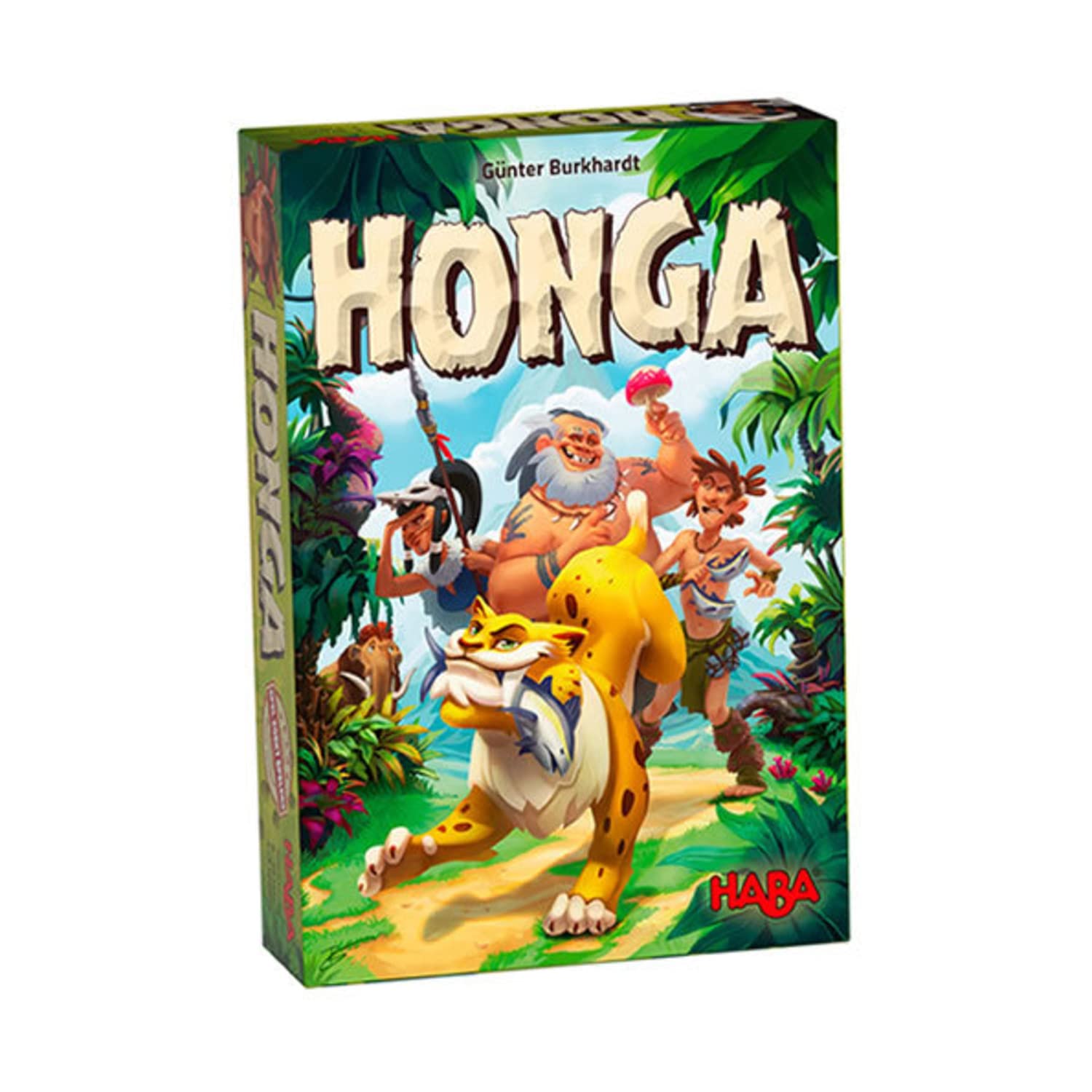 HABA 304546 Honga- A saber-toothed tiger powerful tactical game for 2 to 5 players 8 years and up. English Version (Made in Germany)