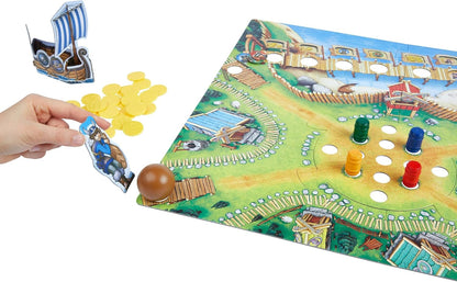 HABA 305338 Valley of the Vikings - 2019 Kinderspiel des Jahres (Children's Game of the Year) Winner - A Tactical Game for Ages 6+ English Version (Made in Germany