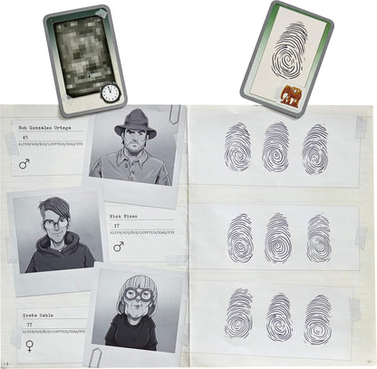 HABA 305543 The Key- Theft in Cliffrock Villa- An investigation game for 1 to 4 clever detectives ages 8 and up- English Instructions (Made in Germany)