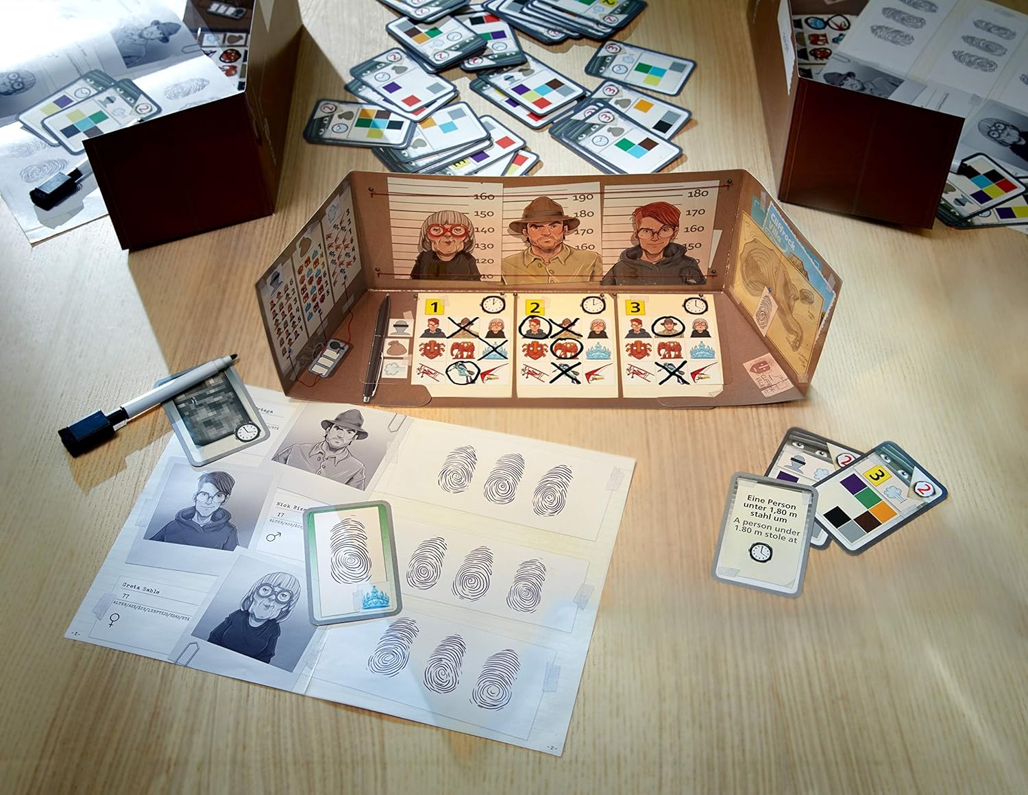 HABA 305543 The Key- Theft in Cliffrock Villa- An investigation game for 1 to 4 clever detectives ages 8 and up- English Instructions (Made in Germany)