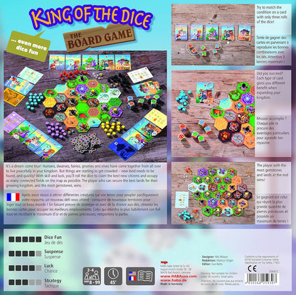 HABA King of The Dice - A Challenging and Fun Dice Game for Ages 8 and Up