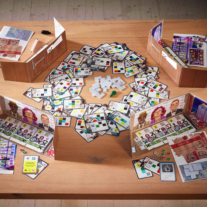 HABA The Key - Royal Casino Burglary- Deduction Game, Ages 10+, 1-4 Players, Unique Clue Mechanism, Engaging Crime Solving, Strategy Board Game with Repeat Play