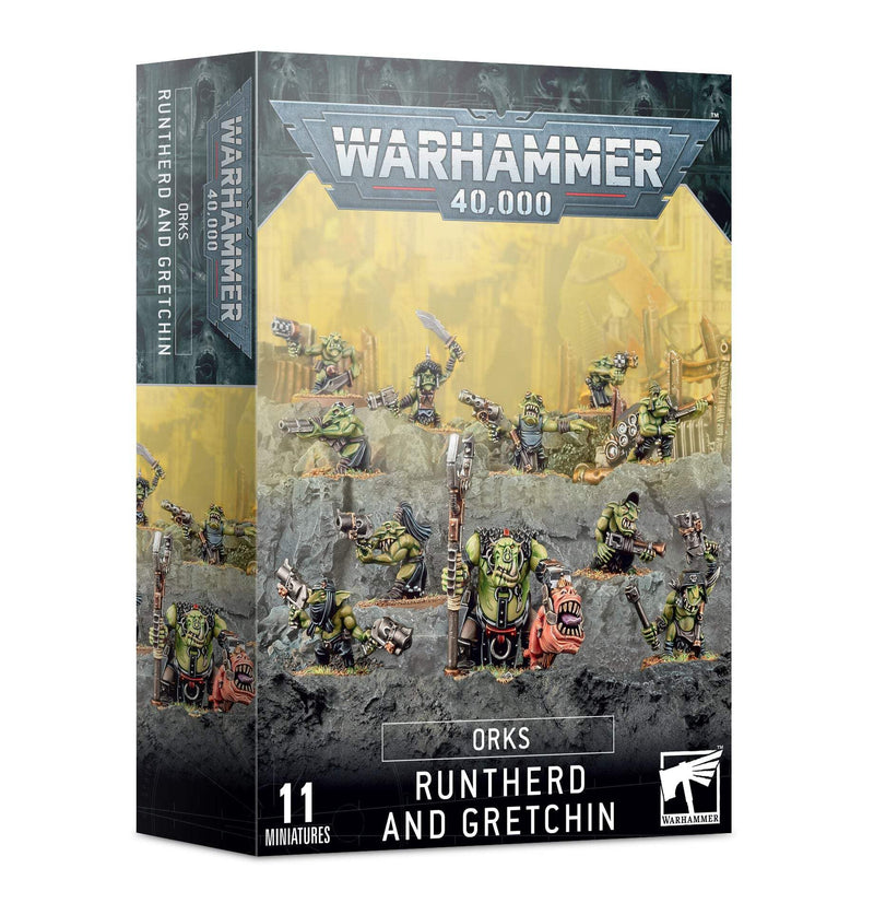 Warhammer 40k Games Workshop Orks: Runtherd And Gretchin 99120103092, Multicolor for Ages 14 and above
