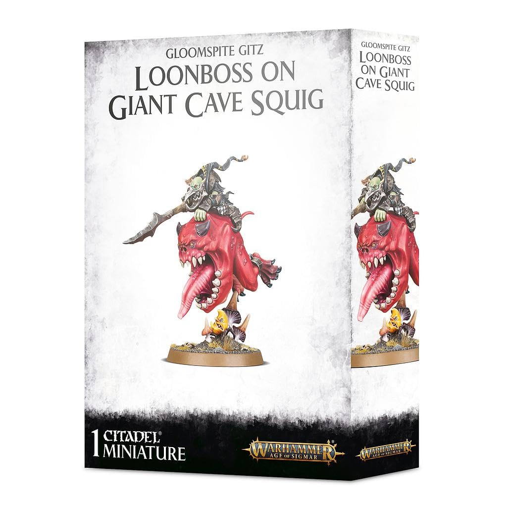 Loonboss on Giant Cave Squig: Gloomspite Gitz