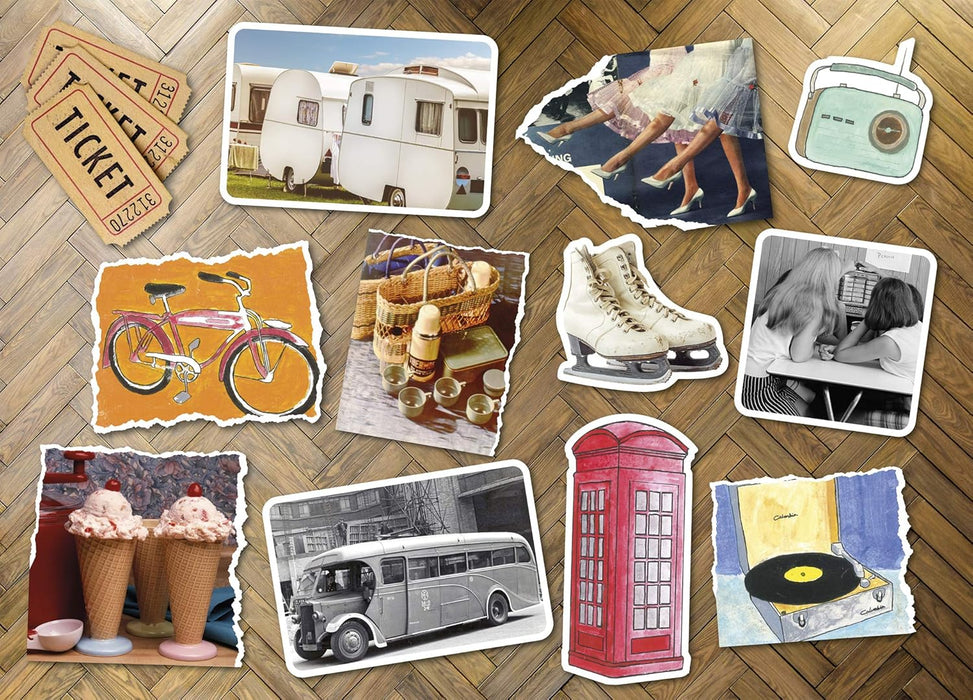 Days Out | 12 XXL Piece Jigsaw Puzzle | Dementia Puzzle | Extra Large Piece Jigsaw Puzzle for Alzheimer’s | Premium 100% Recycled Board | Gift for Elderly Grandparents | Gibsons Games