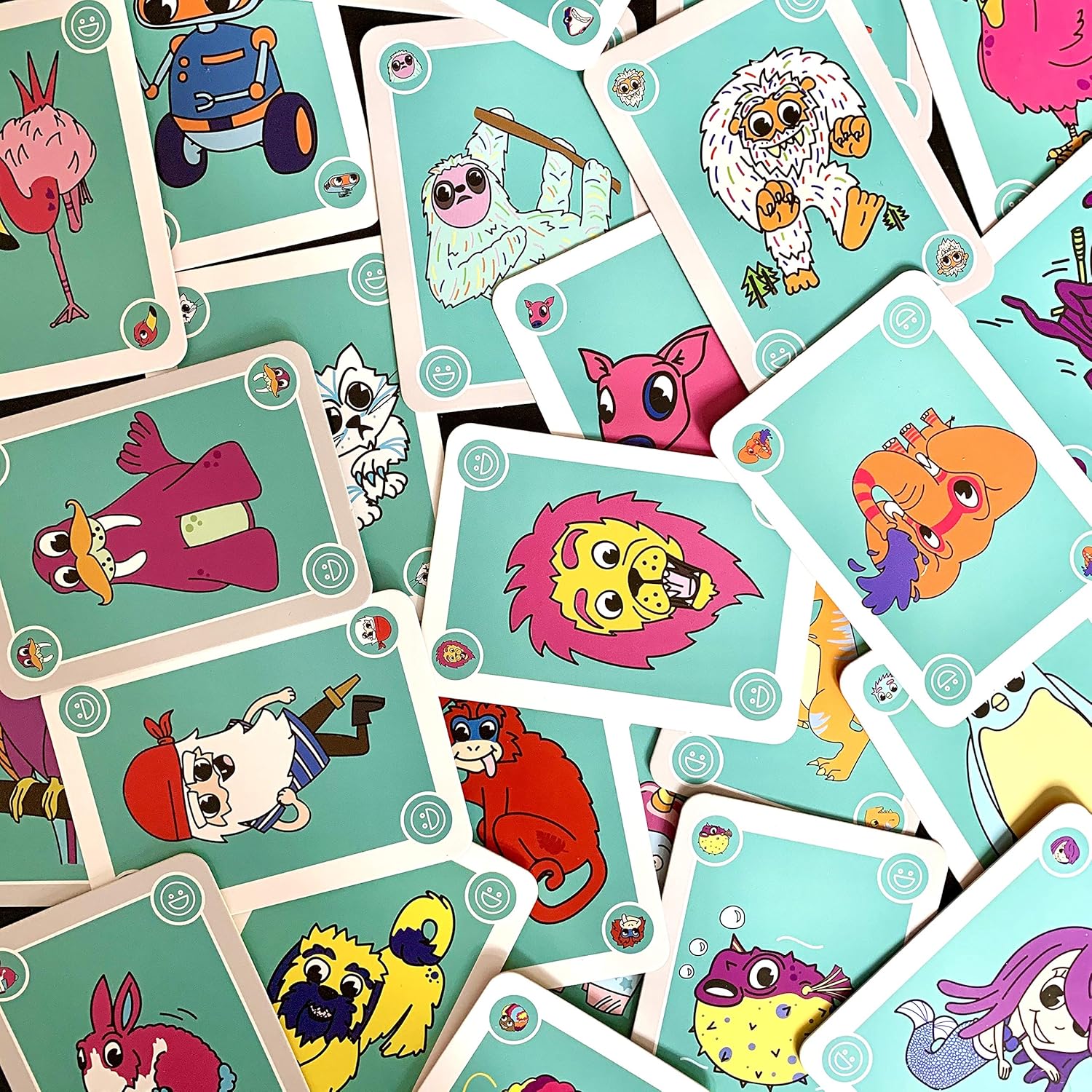 Gibsons Quirk! Silly Card Collecting Game | Action-Packed: Squawk like a parrot, dance like a robot for Christmas & Birthdays| Family Game for Kids & Adults | Ages 5+, 2-6 Players