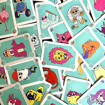 Gibsons Quirk! Silly Card Collecting Game | Action-Packed: Squawk like a parrot, dance like a robot for Christmas & Birthdays| Family Game for Kids & Adults | Ages 5+, 2-6 Players