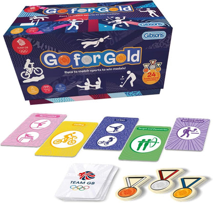 Team GB: Go for Gold | Sport Game | Ages 5+ | Speed Matching Game For Kids & Adults | Best Family Game for 2 to 8 Players | 10 min Gameplay