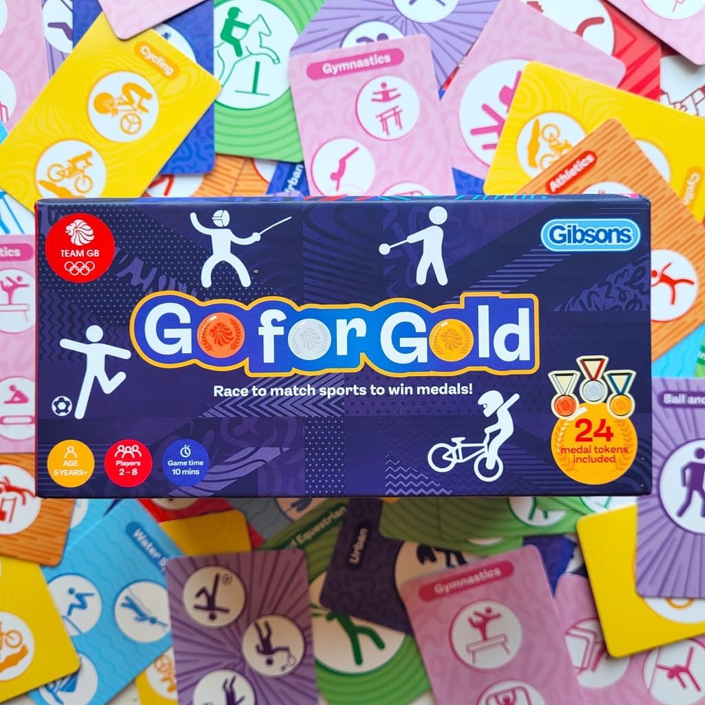 Team GB: Go for Gold | Sport Game | Ages 5+ | Speed Matching Game For Kids & Adults | Best Family Game for 2 to 8 Players | 10 min Gameplay