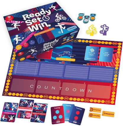 Gibsons Team GB Ready Set Win | Sport Game | Ages 10+ | Family Board Game For Kids & Adults | 2 to 6 Players | 45 min Gameplay
