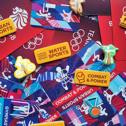 Gibsons Team GB Ready Set Win | Sport Game | Ages 10+ | Family Board Game For Kids & Adults | 2 to 6 Players | 45 min Gameplay