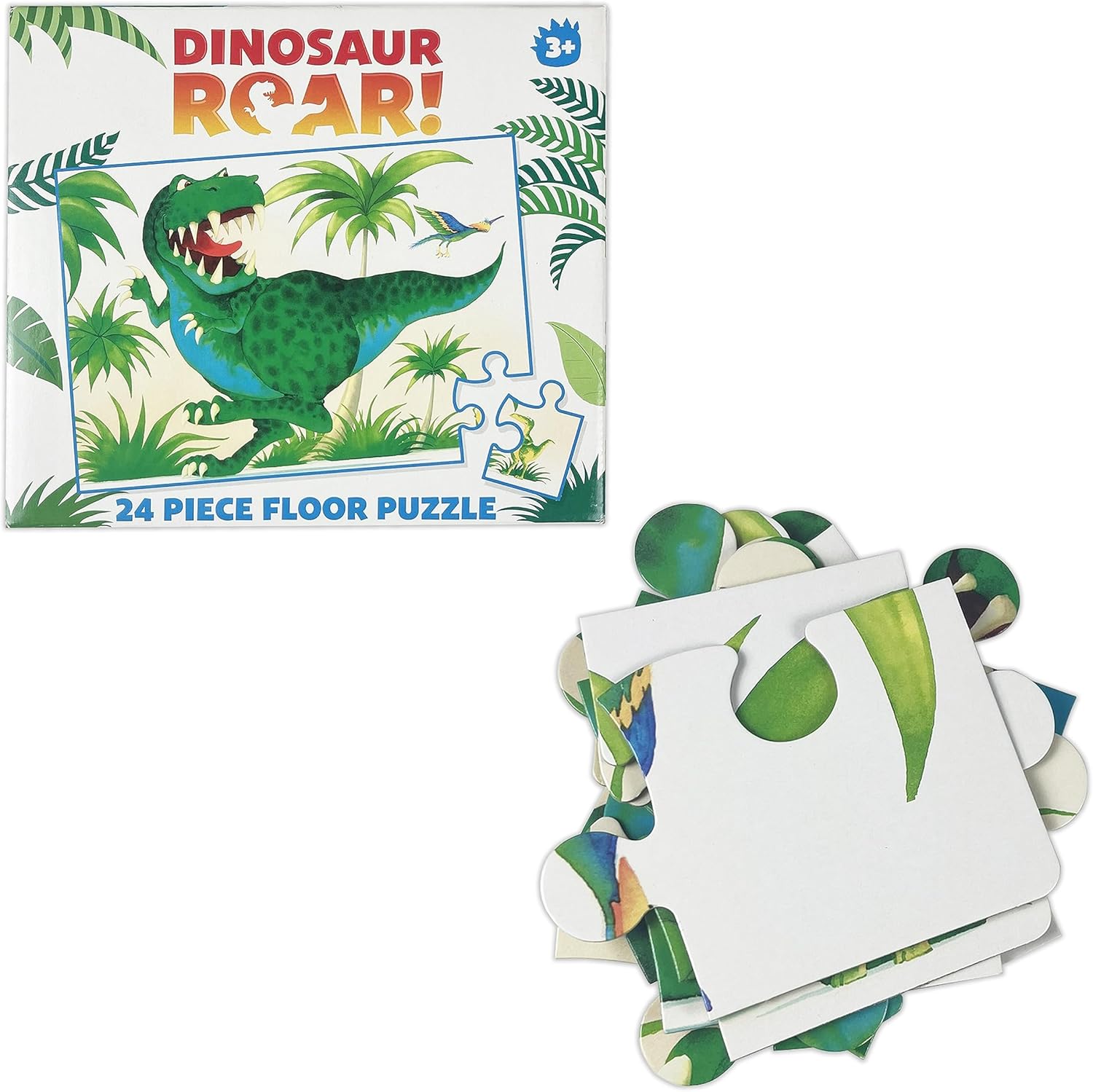 Paul Lamond 4555 Dinosaur Roar Jumbo Floor Puzzle (24 Pieces