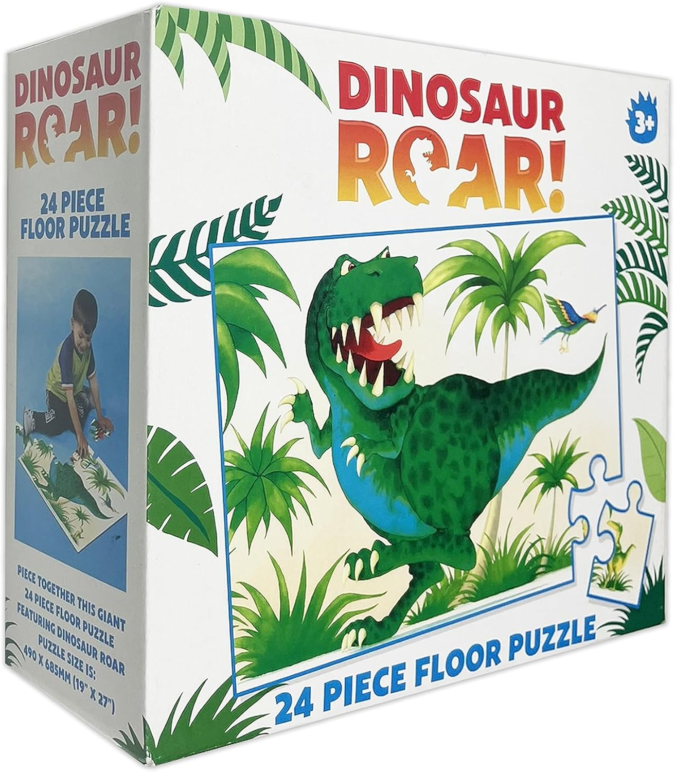 Paul Lamond 4555 Dinosaur Roar Jumbo Floor Puzzle (24 Pieces