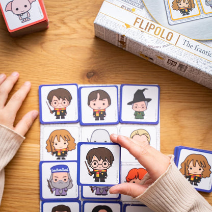 IDEAL | Harry Potter Flipolo game: The Frantic Flip Matching Game | Family Games | For 2-4 Players | Ages 5+