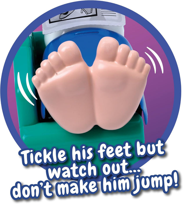 IDEAL Grandad Tickle Toes: the stack, tickle and topple fun children’s board game, kids action games for 2-4 players, for family and preschool kids 4+