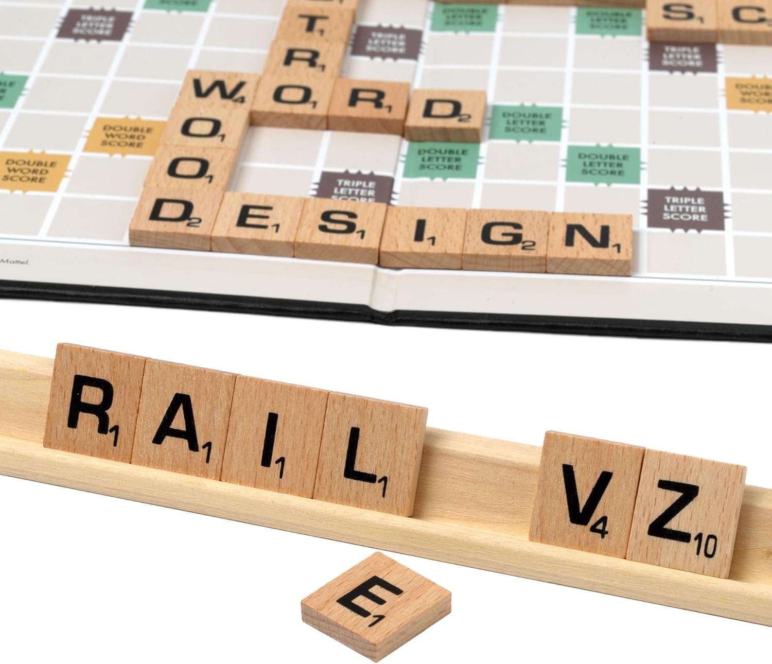 Scrabble Retro Edition Tin | Beautifully presented in a collector's tin with wooden racks and tiles | Classic Games | For 2-4 Players | Ages 10+