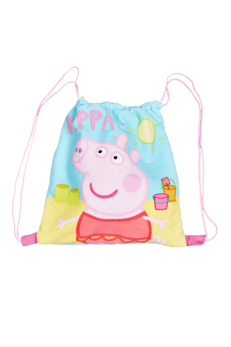 Peppa Pig Summer Beach Fold-Out Towel Backpack