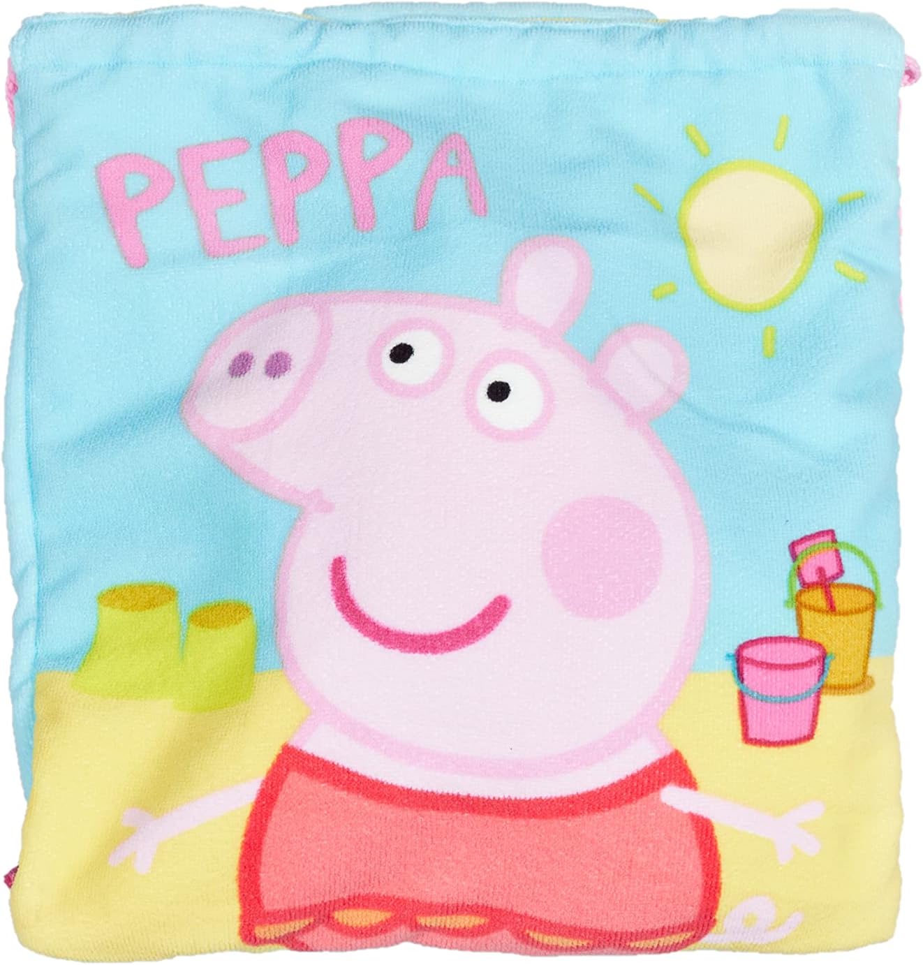 Peppa Pig Summer Beach Fold-Out Towel Backpack