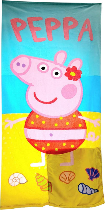 Peppa Pig Summer Beach Fold-Out Towel Backpack