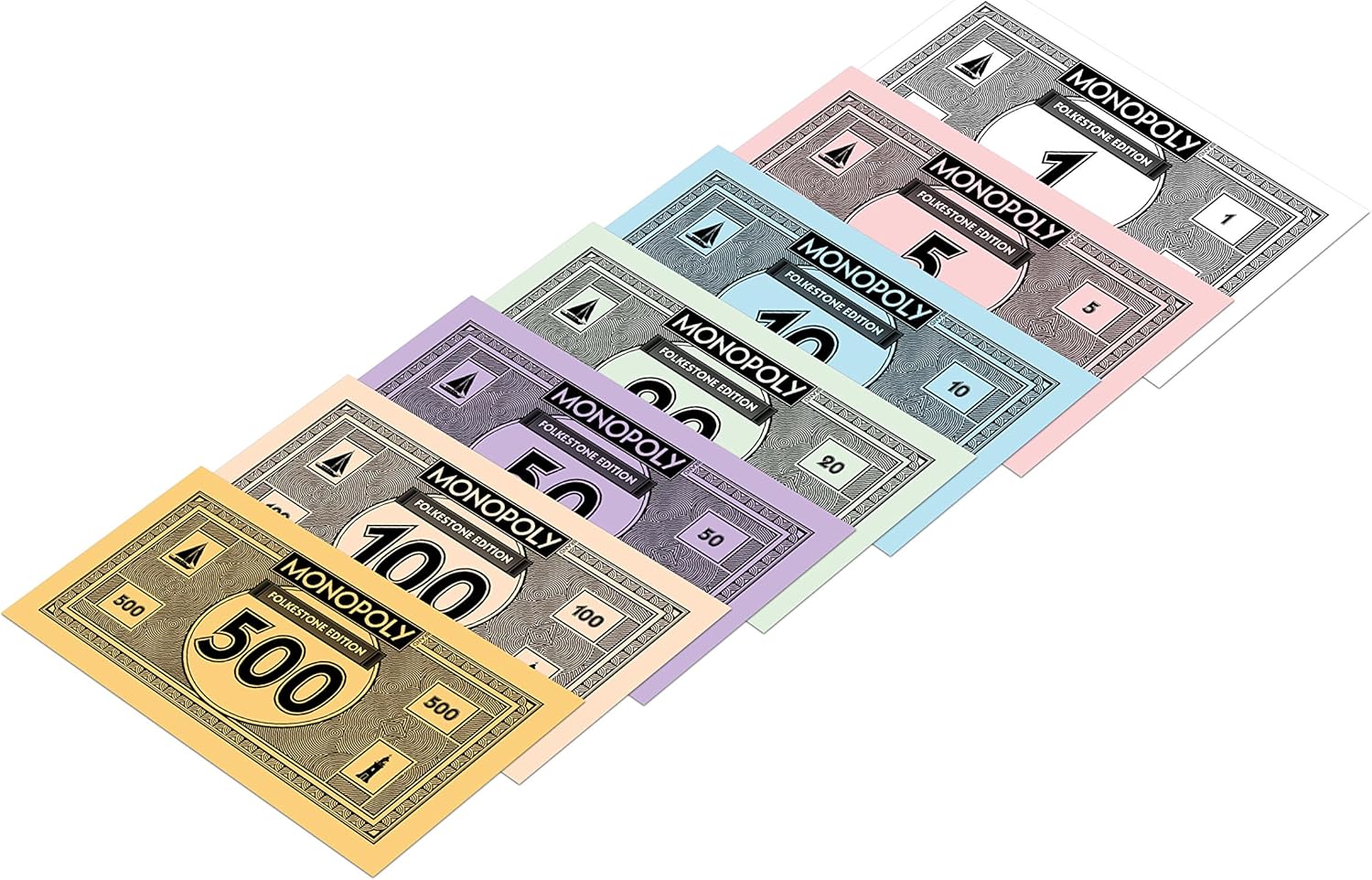 Winning Moves Folkestone Regional Monopoly Board Game, Advance to The Leas, Folkestone Museum or Folkestone Invicta FC and trade your way to success, 2–6 players makes a great gift for ages 8 plus