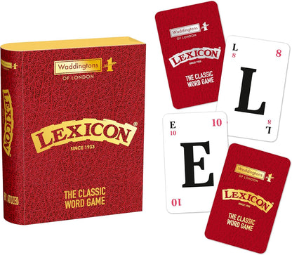Waddingtons Number 1 Lexicon Book The Classic Word Game, create crosswords and anagrams, educational travel game, great gift for ages 8 plus