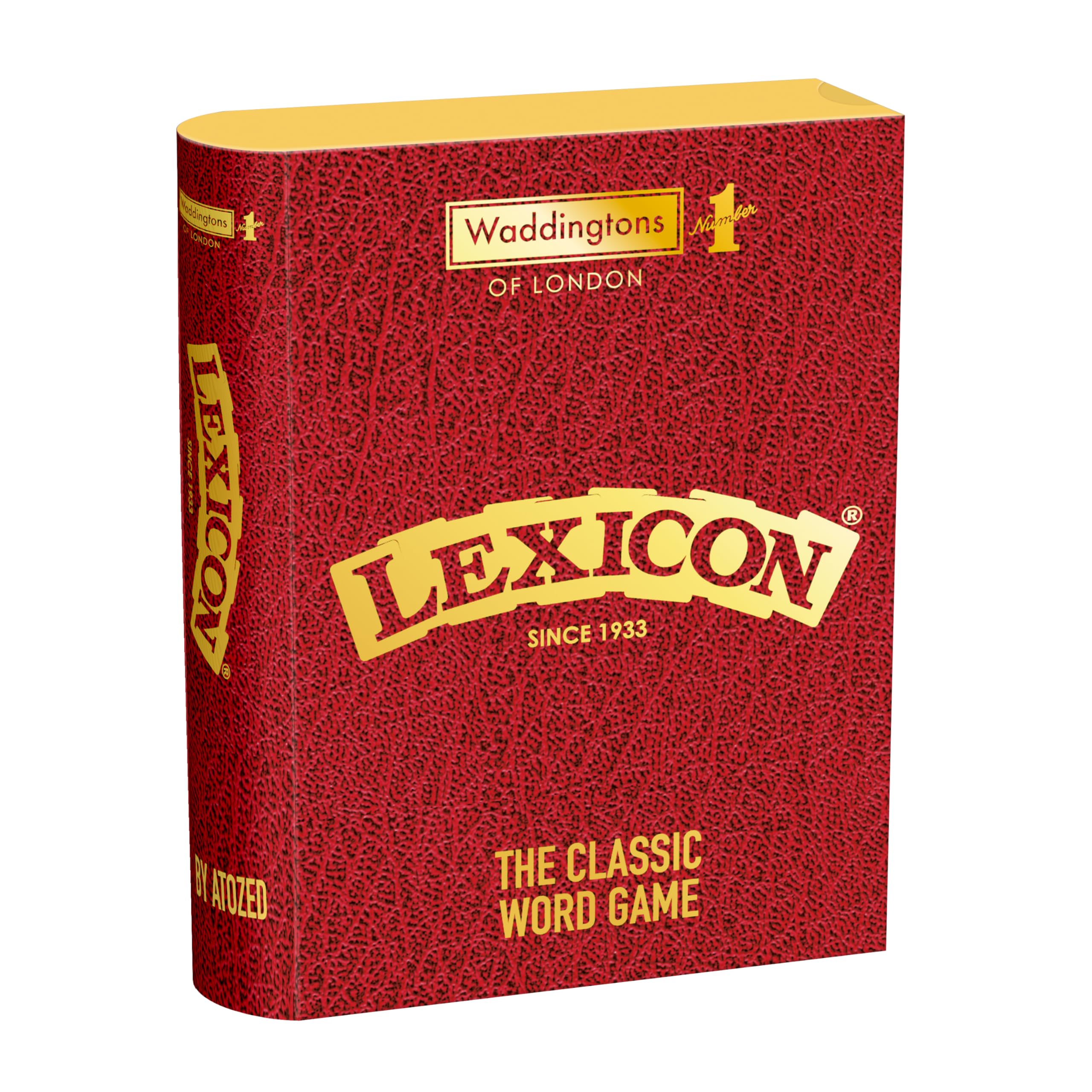 Waddingtons Number 1 Lexicon Book The Classic Word Game, create crosswords and anagrams, educational travel game, great gift for ages 8 plus