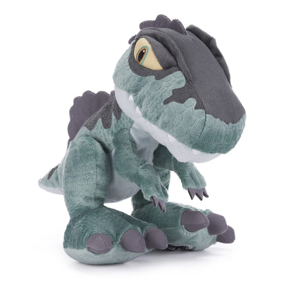 Posh Paws 49009 Jurassic World Dominion 25cm Chunky Giganotosaurus Dinosaur Soft Toy (10-Inches), Green