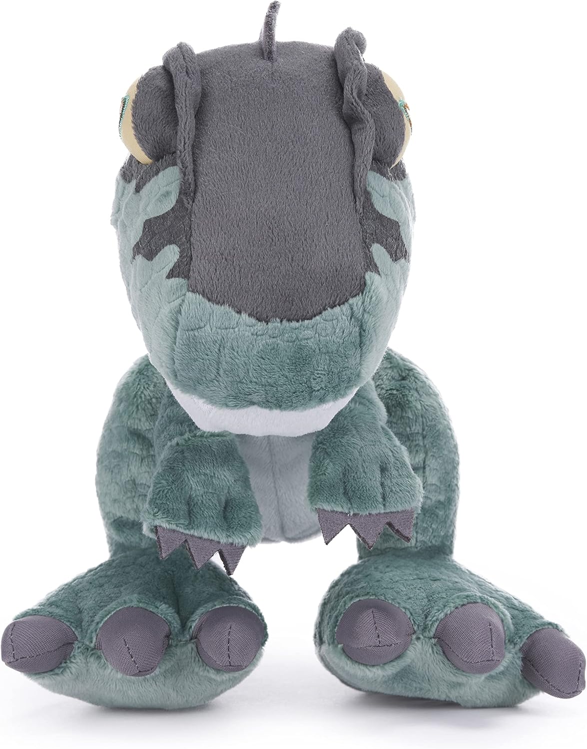 Posh Paws 49009 Jurassic World Dominion 25cm Chunky Giganotosaurus Dinosaur Soft Toy (10-Inches), Green