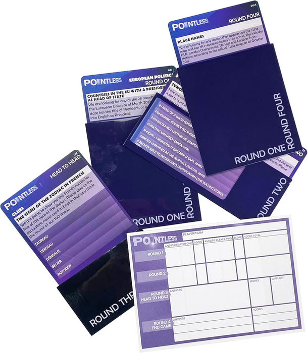 University Games Pointless Board Game (2023 Edition